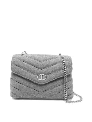 TWINSET: shoulder bags - Quilted shoulder bag
