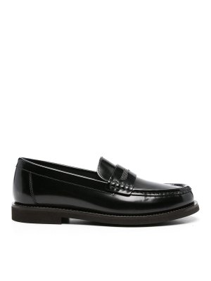 BRUNELLO CUCINELLI: Loafers & Slippers - Moccasins with chain jewelry detail