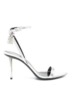 TOM FORD: Sandalen - Sandalen - Silber