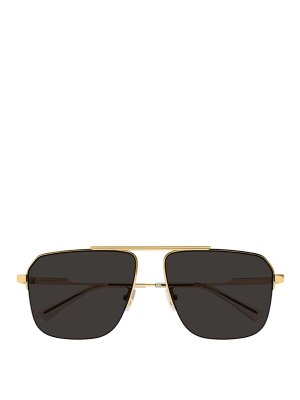 BOTTEGA VENETA: サングラス - サングラス - 金