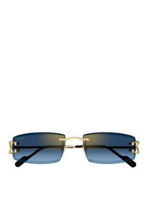 CARTIER: Sonnenbrillen - Sonnenbrille - Blau