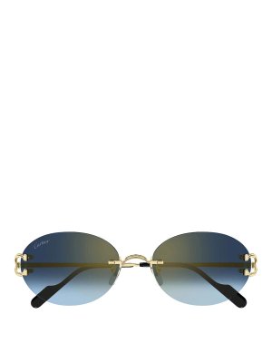 CARTIER: Sonnenbrillen - Sonnenbrille - Gold