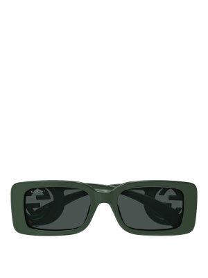 GUCCI: Sonnenbrillen - Sonnenbrille - Grün