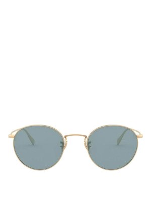 OLIVER PEOPLES: Lunettes de soleil - Lunettes De Soleil - Or