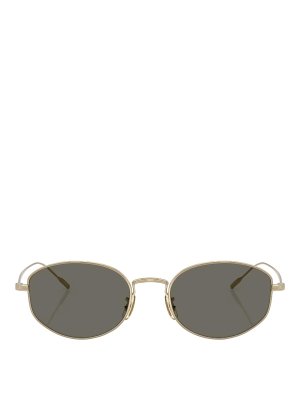 OLIVER PEOPLES: Lunettes de soleil - Lunettes De Soleil - Or