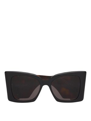 SAINT LAURENT: Sonnenbrillen - Sonnenbrille - Braun