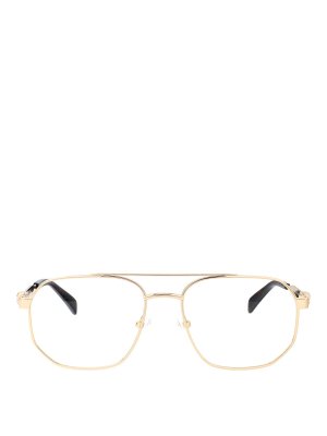 ALEXANDER MCQUEEN: 眼鏡 - 眼鏡 - 金