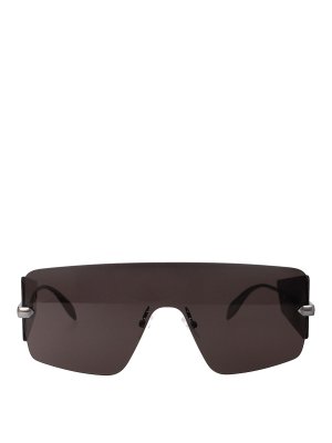 ALEXANDER MCQUEEN: Sonnenbrillen - Sonnenbrille - Grau