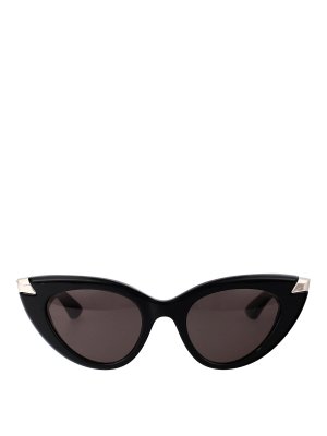 ALEXANDER MCQUEEN: サングラス - サングラス - 黒