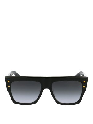 Balmain: Sonnenbrillen - Sonnenbrille - Schwarz