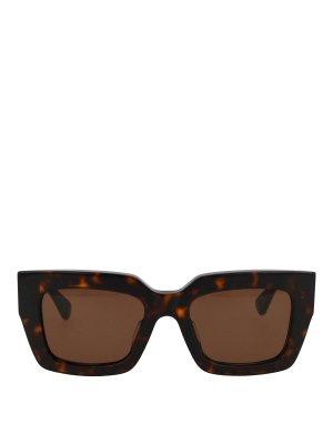 BOTTEGA VENETA: サングラス - サングラス - ブラウン