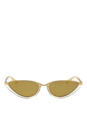 BOTTEGA VENETA: Gafas de sol - Gafas De Sol - Amarillo