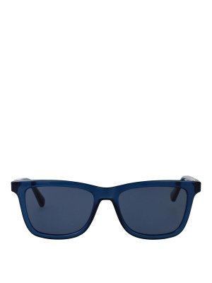 CALVIN KLEIN JEANS: サングラス - サングラス - ブルー