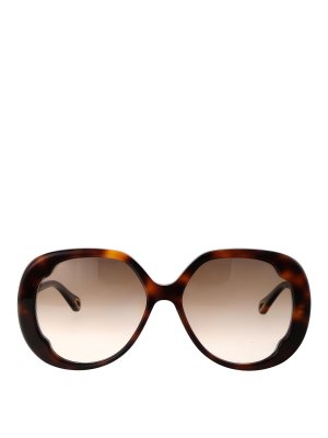 CHLOE': サングラス - サングラス - ブラウン