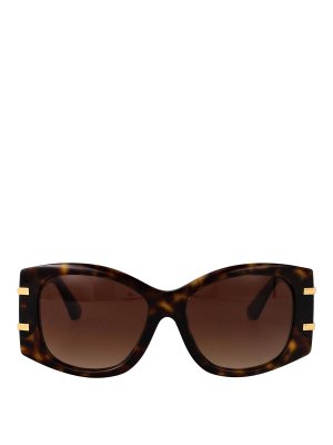 DOLCE & GABBANA: Sonnenbrillen - Sonnenbrille - Braun