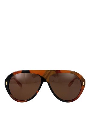 GUCCI: Gafas de sol - Gafas De Sol - Dorado