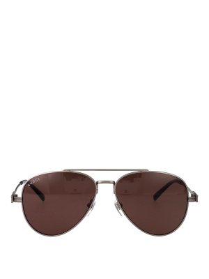 GUCCI: Gafas de sol - Gafas De Sol - Plata