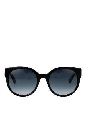 GUCCI: Sonnenbrillen - Sonnenbrille - Schwarz