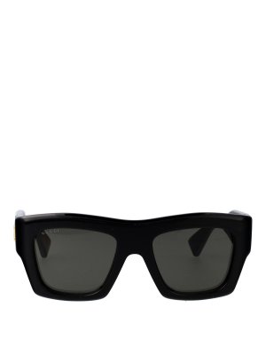 GUCCI: Sonnenbrillen - Sonnenbrille - Schwarz