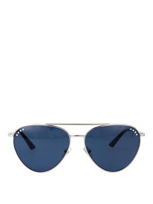 JIMMY CHOO: Sonnenbrillen - Sonnenbrille - Silber