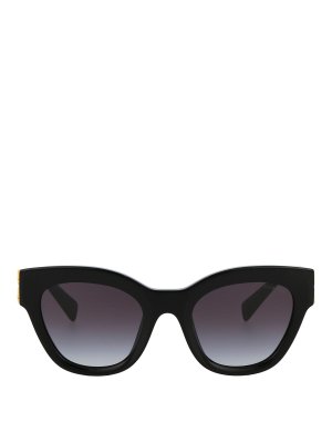 MIU MIU: Lunettes de soleil - Lunettes De Soleil - Noir