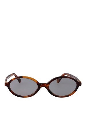 MIU MIU: Sonnenbrillen - Sonnenbrille - Braun