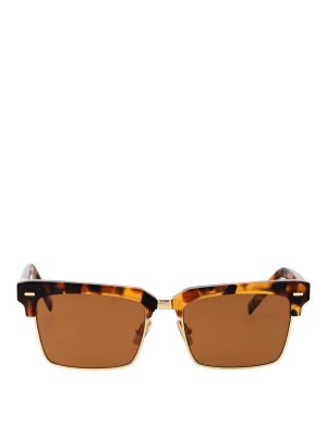 MIU MIU: Sonnenbrillen - Sonnenbrille - Braun