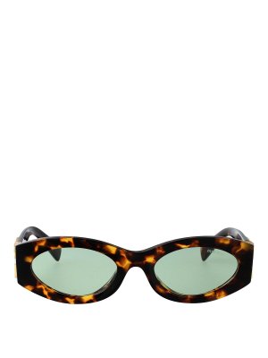 MIU MIU: Sonnenbrillen - Sonnenbrille - Braun
