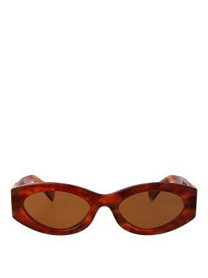 MIU MIU: Sonnenbrillen - Sonnenbrille - Braun