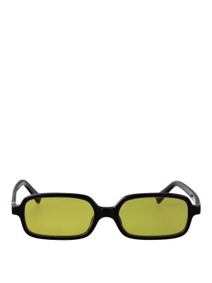 MIU MIU: Lunettes de soleil - Lunettes De Soleil - Noir