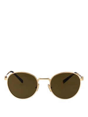 MIU MIU: Lunettes de soleil - Lunettes De Soleil - Or