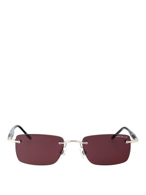 MONTBLANC: Gafas de sol - Gafas De Sol - Plata