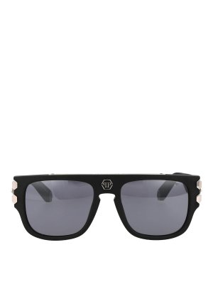 PHILIPP PLEIN: サングラス - サングラス - 黒