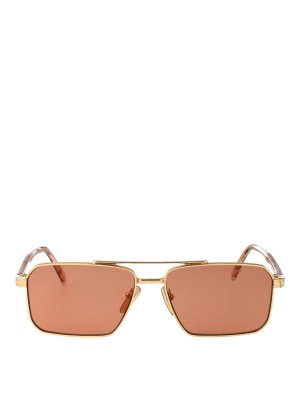 PRADA: Lunettes de soleil - Lunettes De Soleil - Or
