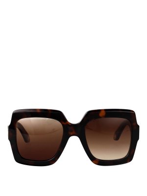 ROBERTO CAVALLI: サングラス - サングラス - ブラウン