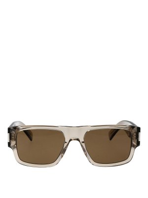 SAINT LAURENT: サングラス - サングラス - ベージュ