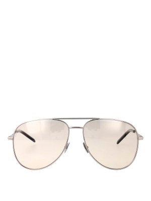 SAINT LAURENT: Gafas de sol - Gafas De Sol - Plata