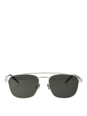 SAINT LAURENT: Lunettes de soleil - Lunettes De Soleil - Argent