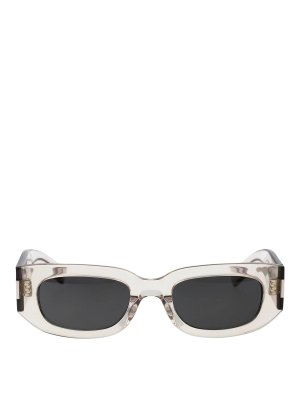 SAINT LAURENT: サングラス - サングラス - ベージュ