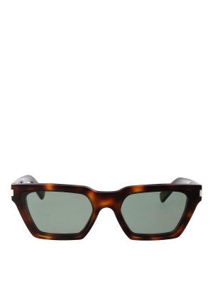 SAINT LAURENT: サングラス - サングラス - ブラウン