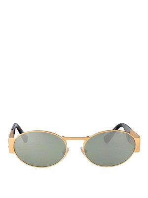 VERSACE: Sonnenbrillen - Sonnenbrille - Gold