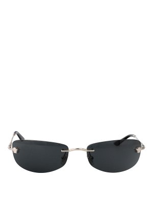VERSACE: Gafas de sol - Gafas De Sol - Plata