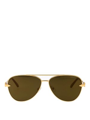 VERSACE: Gafas de sol - Gafas De Sol - Dorado