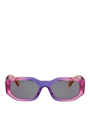VERSACE: Lunettes de soleil - Lunettes De Soleil - Couleur Chair