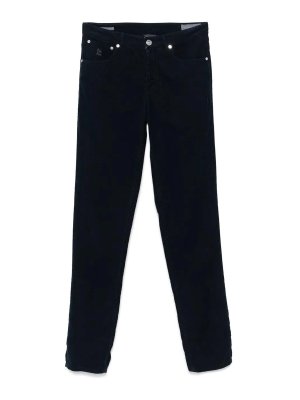 BRUNELLO CUCINELLI: Pantalons casual - Pantalons Décontractés - Bleu Foncé