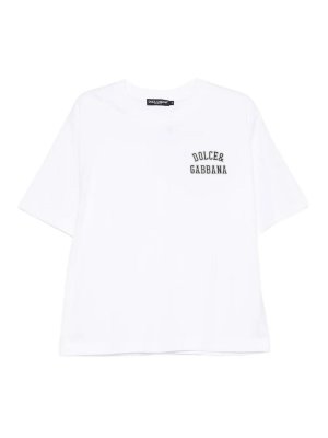 DOLCE & GABBANA: t-shirts - Short Sleeve Crew-Neck T-Shirt