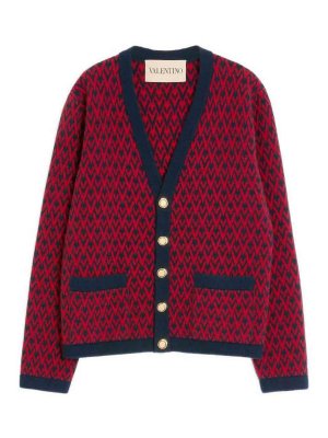VALENTINO: cardigans - `Toute La V` Cardigan