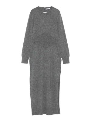 GIVENCHY: Vestidos media pierna - Vestido Midi - Gris