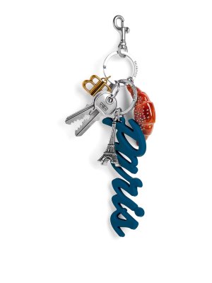 BALENCIAGA: key holders - Tourist Paris Croissant Charm/Keychain