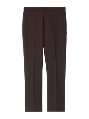 BURBERRY: casual trousers - Slim Fit Cotton Chino Trousers